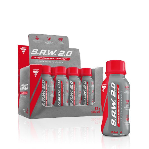 S.A.W. 2.0, Cherry Pear - 12 x 100 ml. - Trec Nutrition