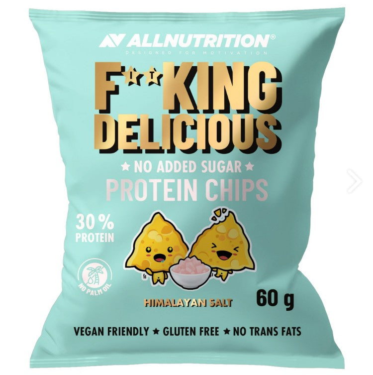 Fitking Delicious Protein Chips, Himalayan Salt - 60 grams - Allnutrition