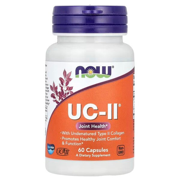 UC-II Undenatured Type II Collagen - 60 caps - NOW Foods