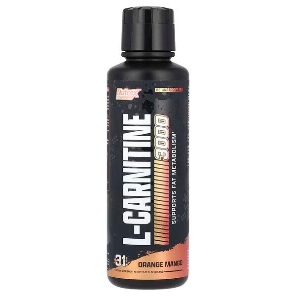 Liquid Carnitine 3000, Orange Mango - 465 ml. - Nutrex