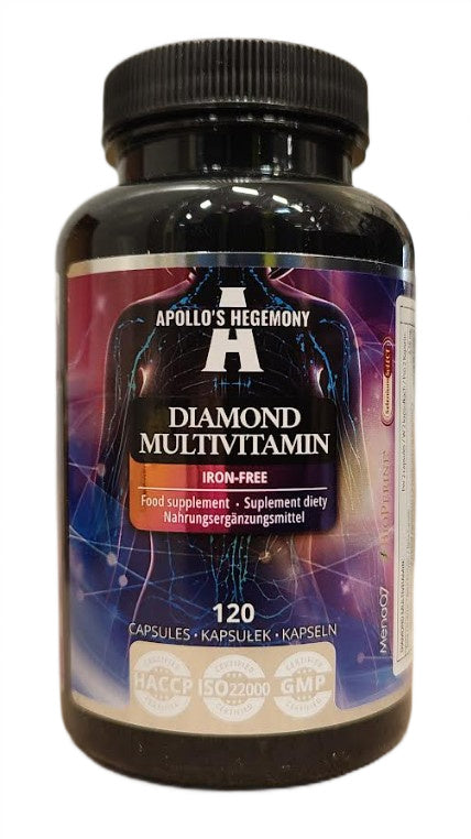 Diamond Multivitamin Iron-Free - 120 vcaps - Apollo's Hegemony