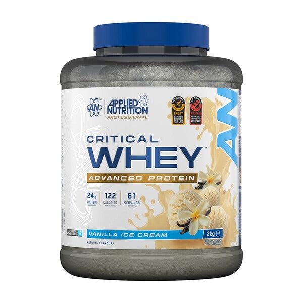 Critical Whey, Vanilla Ice Cream - 2000 grams - Applied Nutrition