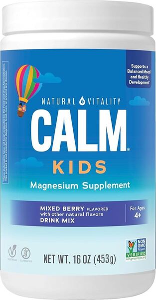 Natural Calm Kids, Mixed Berry - 453 grams - Natural Vitality