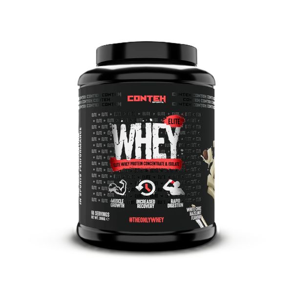 Whey Elite, White Chocolate Hazelnut - 1980 grams - Conteh Sports