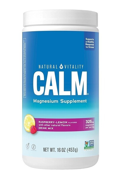 Natural Calm, Raspberry Lemon - 453 grams - Natural Vitality