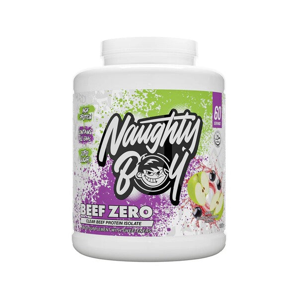 Beef Zero, Apple Blackcurrant - 1800 grams - Naughty Boy