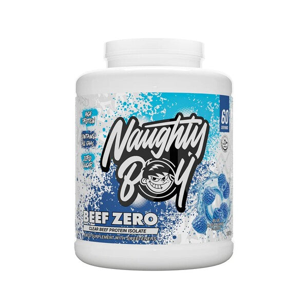 Beef Zero, Blue Raspberry - 1800 grams - Naughty Boy