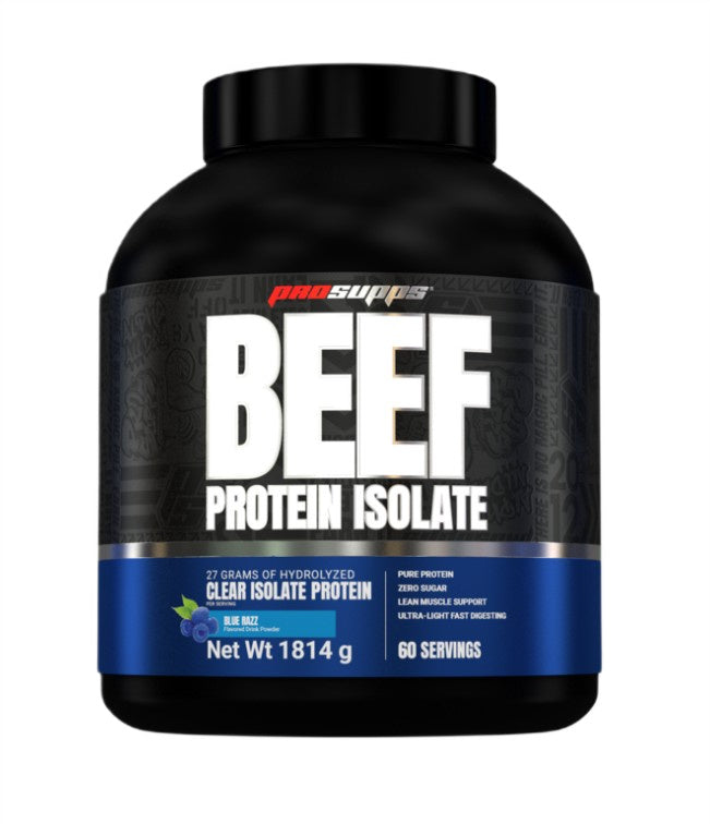 Beef Protein Isolate, Blue Razz - 1814 grams - ProSupps