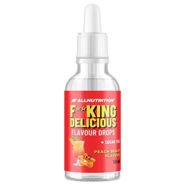 Fitking Delicious Flavour Drops, Peach Beach - 50 ml. - Allnutrition
