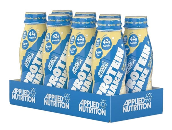High Protein Shake, Vanilla Ice Cream - 8 x 500 ml. - Applied Nutrition