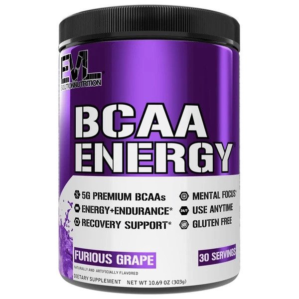 BCAA Energy, Furious Grape - 303 grams - EVLution Nutrition