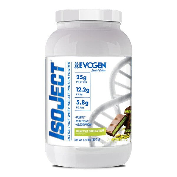IsoJect, Dubai Style Chocolate Bar - 800 grams - Evogen