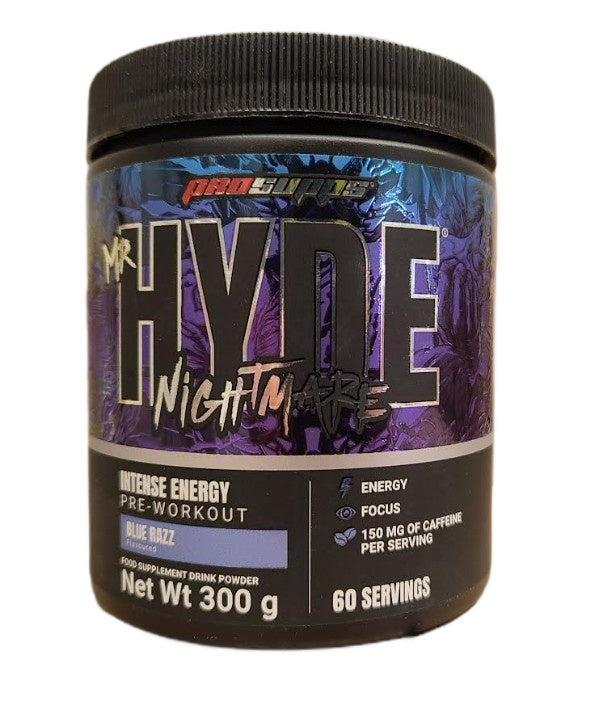 Hyde Nightmare, Blue Razz - 300 grams - ProSupps