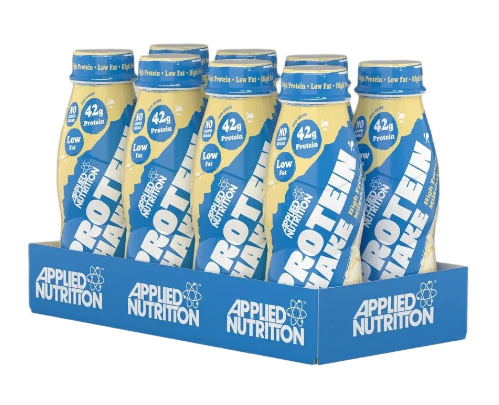 High Protein Shake, Vanilla Ice Cream - 8 x 500 ml. - Applied Nutrition