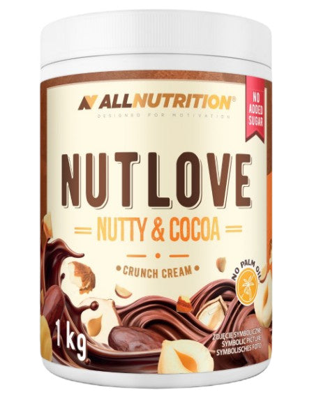 Nutlove, Nutty & Cocoa Crunch Cream - 1000 grams - Allnutrition