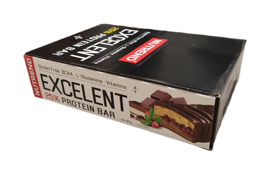 Excelent 25% Protein Bar, Marzipan & Almonds - 18 x 85g - Nutrend