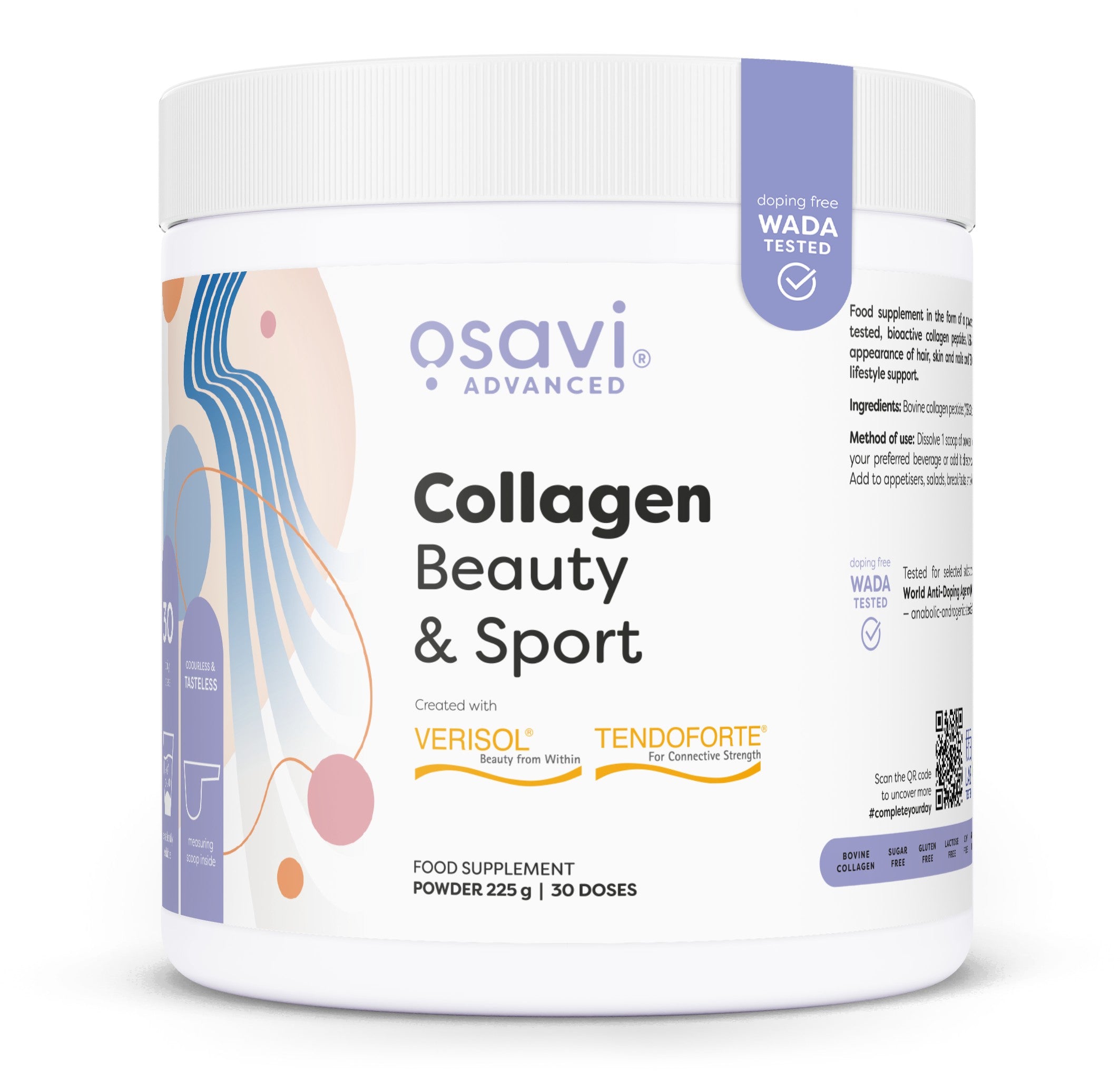 Collagen Beauty & Sport - 225 grams - Osavi