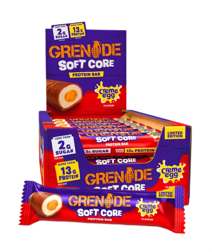 Soft Core Protein Bars, Creme Egg - 18 x 45g - Grenade
