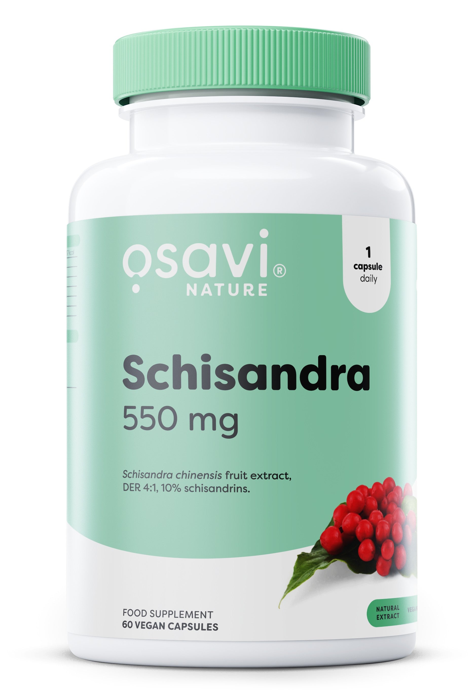 Schisandra, 550 mg - 60 vegan caps - Osavi