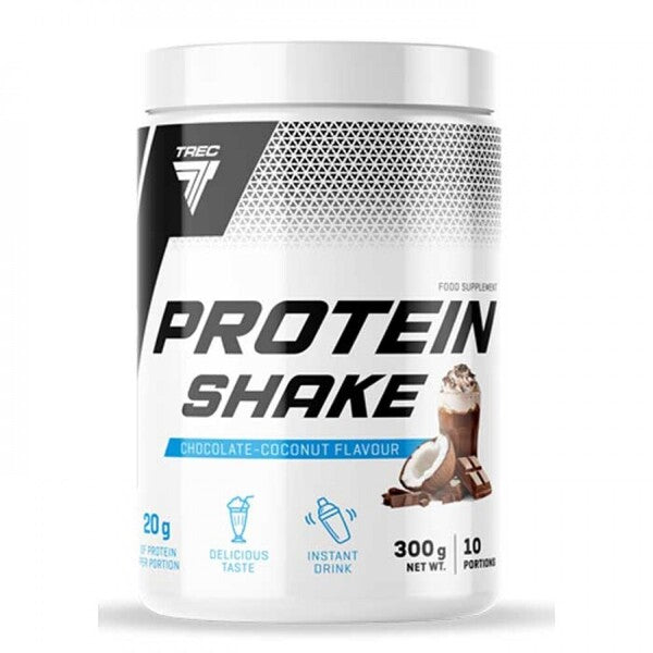 Protein Shake, Chocolate and Coconut - 300 grams - Trec Nutrition