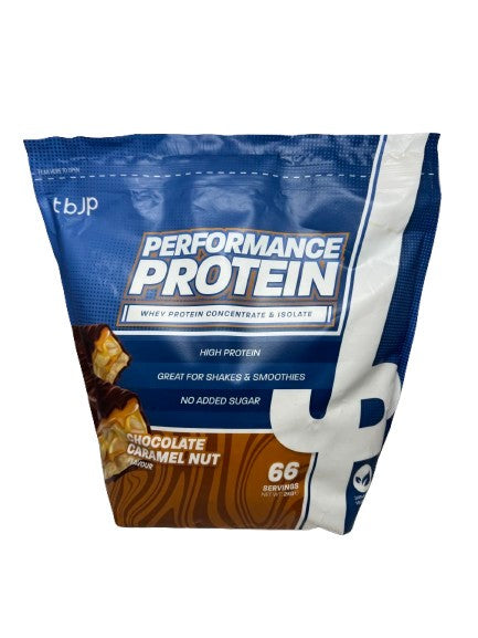 Performance Protein, Chocolate Caramel Nut - 2000 grams - Trained by JP