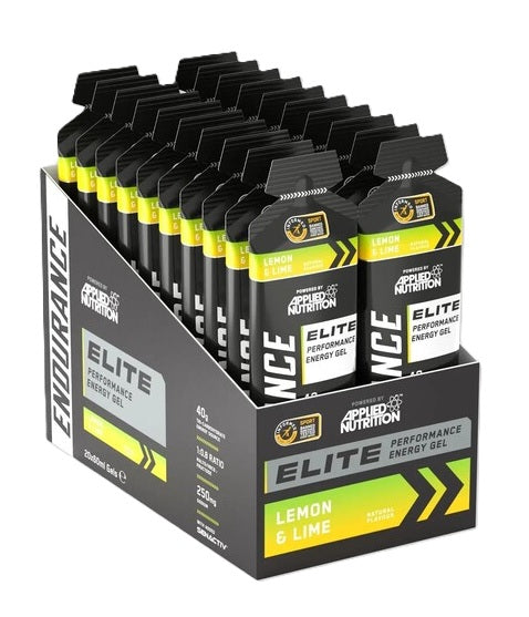 Endurance Elite Performance Energy Gel, Lemon & Lime - 20 x 60 ml. - Applied Nutrition