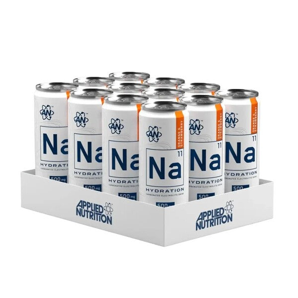 Na11 Hydration Cans, Orange & Strawberry - 12 x 330 ml. - Applied Nutrition