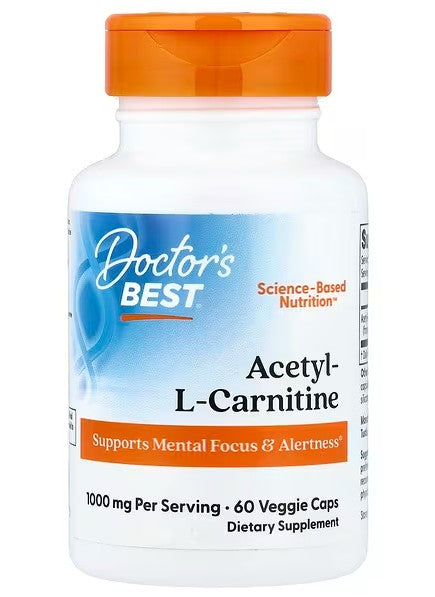 Acetyl L-Carnitine, 500mg - 60 vcaps - Doctor's Best