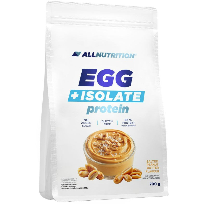 Egg + Isolate Protein, Salted Peanut Butter - 700 grams - Allnutrition