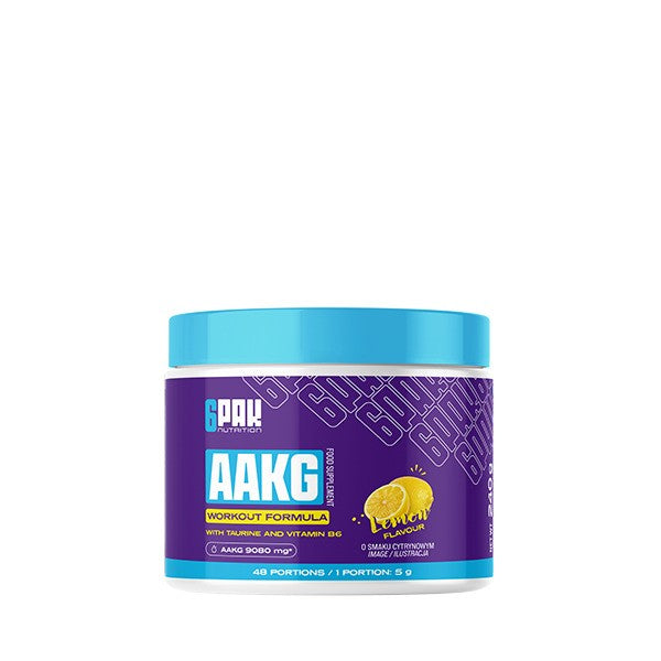 AAKG, Lemon - 240 grams - 6PAK