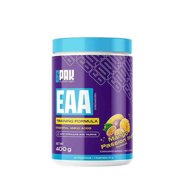 EAA, Mango Passion Fruit - 400 grams - 6PAK