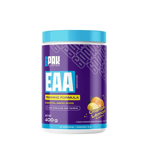 EAA, Orange Lemon - 400 grams - 6PAK