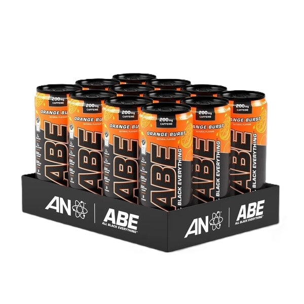ABE Energy + Performance Cans, Orange Burst - 12 x 330 ml. - Applied Nutrition
