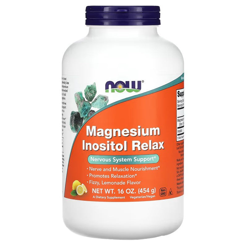 Magnesium Inositol Relax Powder - 454 grams - NOW Foods