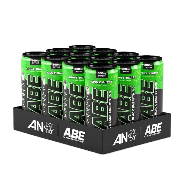 ABE Energy + Performance Cans, Apple Burst - 12 x 330 ml. - Applied Nutrition