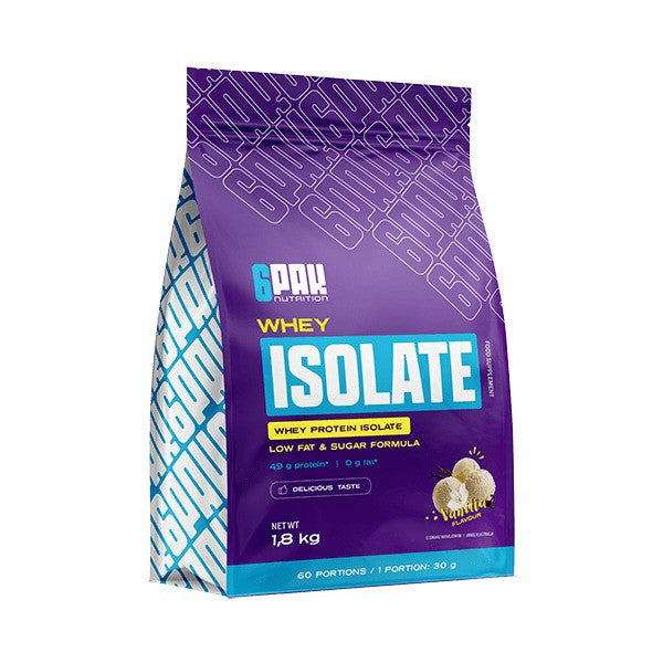 Whey Isolate, Vanilla - 1800 grams - 6PAK