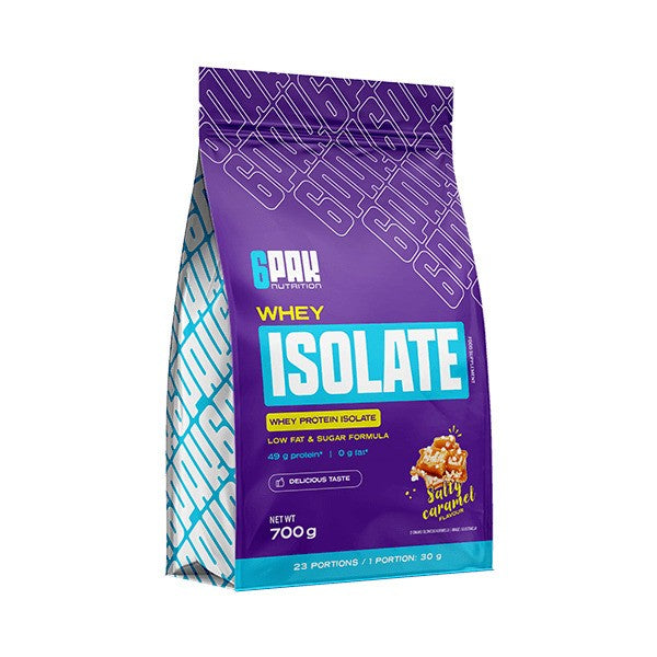 Whey Isolate, Salty Caramel - 700 grams - 6PAK
