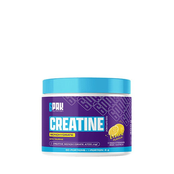Creatine Monohydrate, Lemon - 300 grams - 6PAK