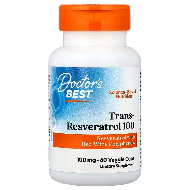 Trans-Resveratrol 100, 100mg - 60 vcaps - Doctor's Best