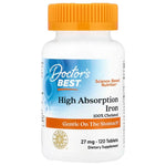 High Absorption Iron, 27mg - 120 tablets - Doctor's Best