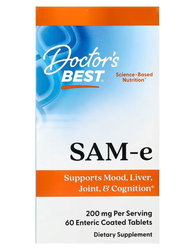 SAM-e, 200mg - 60 tablets - Doctor's Best
