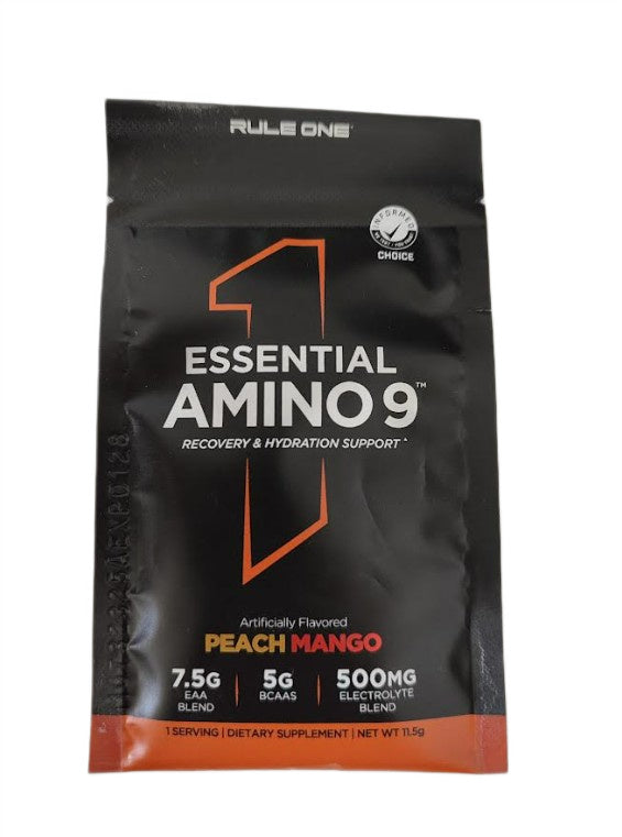 Essential Amino 9, Peach Mango - 11.5 grams (1 serving) - Rule One