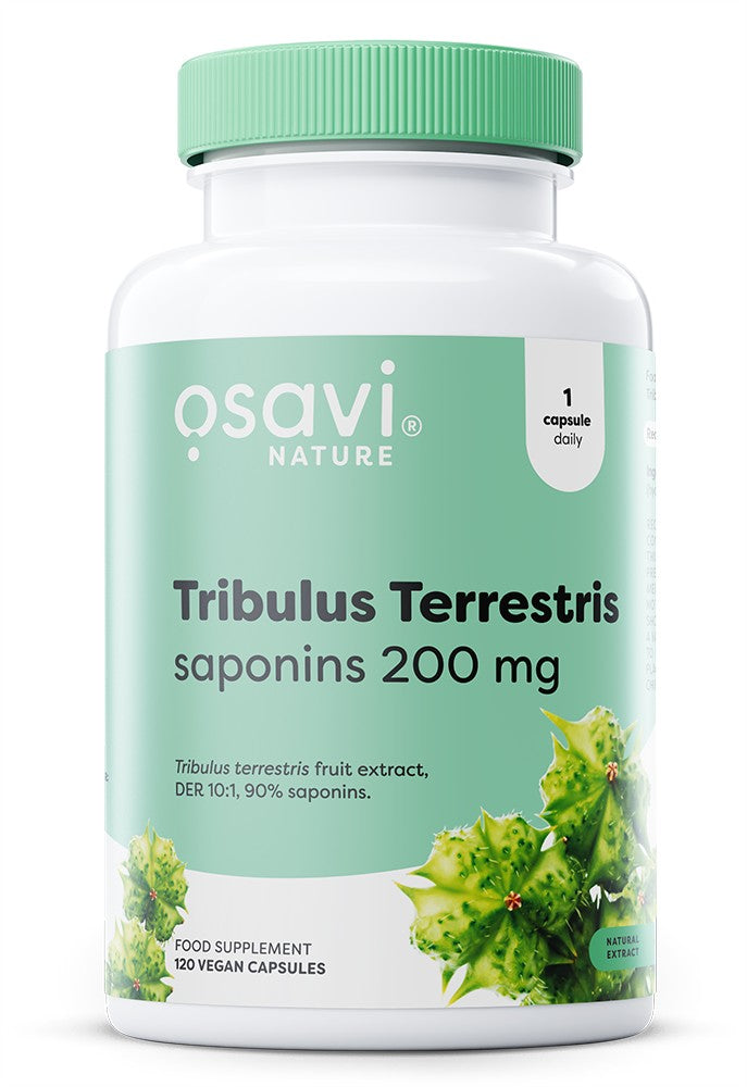 Tribulus Terrestris, Saponins 200mg - 120 vegan caps - Osavi
