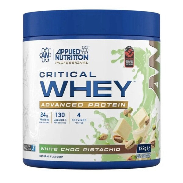 Critical Whey, White Choc Pistachio - 132 grams (4 servings) - Applied Nutrition