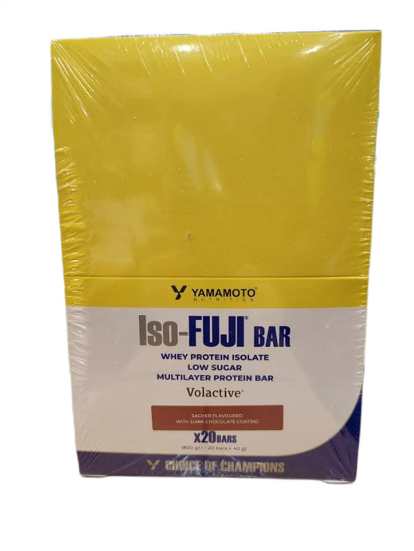 Iso-FUJI Bar, Sacher - 20 x 40g - Yamamoto Nutrition
