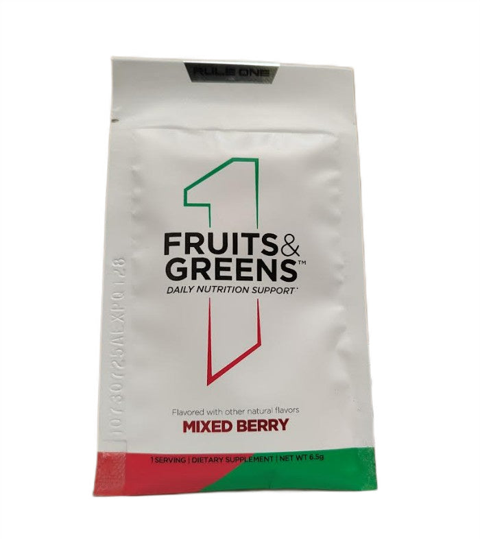Fruits & Greens, Mixed Berry - 6.5 grams (1 serving) - Rule One