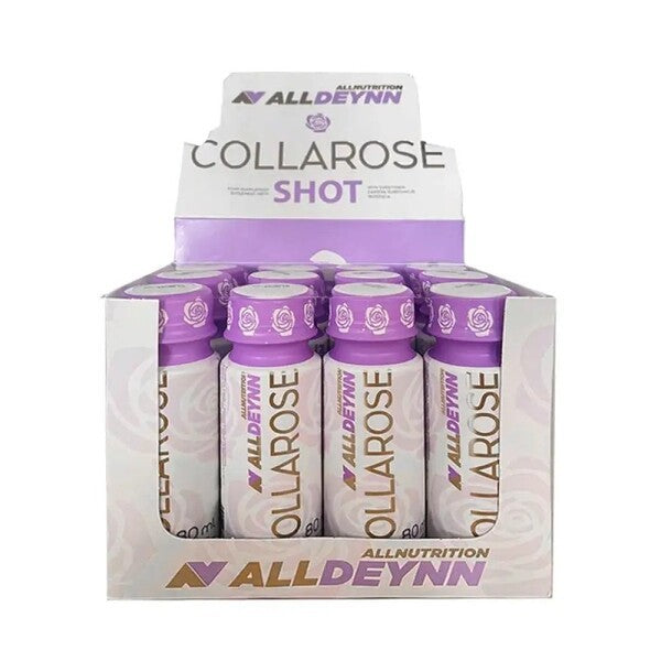 AllDeynn Collarose Shot, Raspberry Wild Strawberry (EAN 5902837763224) - 12 x 80 ml. - Allnutrition
