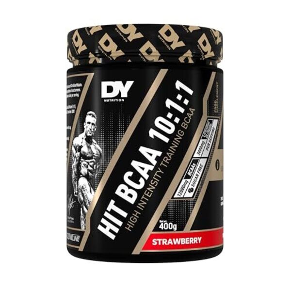 HIT BCAA 10:1:1, Strawberry - 400 grams - Dorian Yates