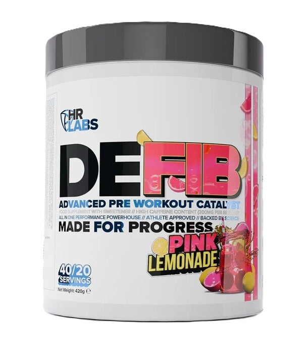 Defib Advanced Pre Workout Catalyst, Pink Lemonade - 420 grams - HR Labs