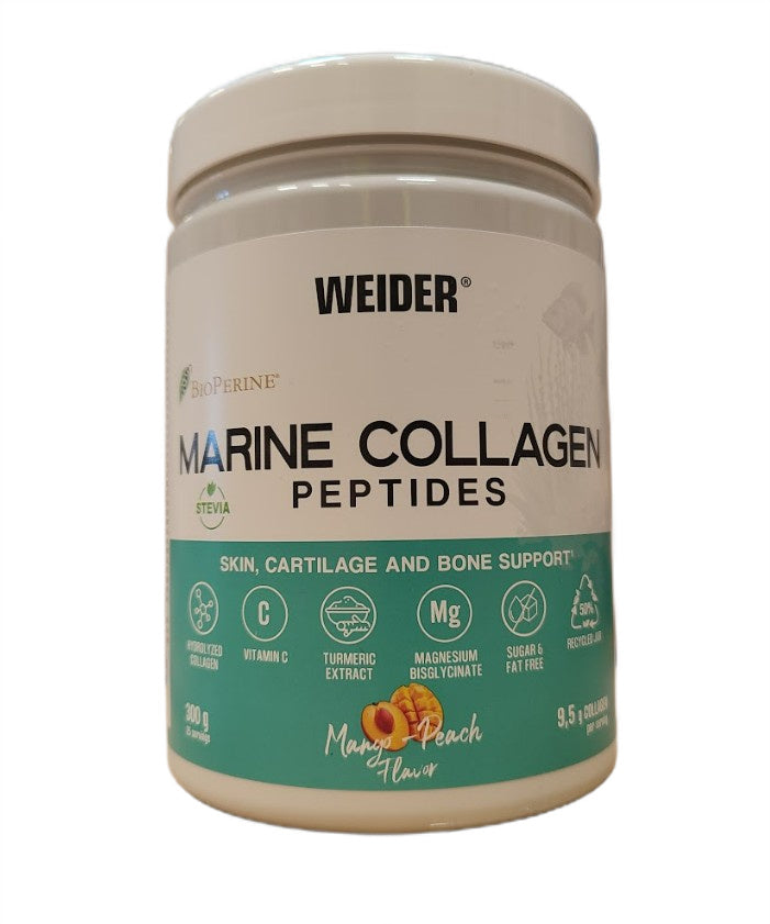 Marine Collagen Peptides, Mango-Peach - 300 grams - Weider